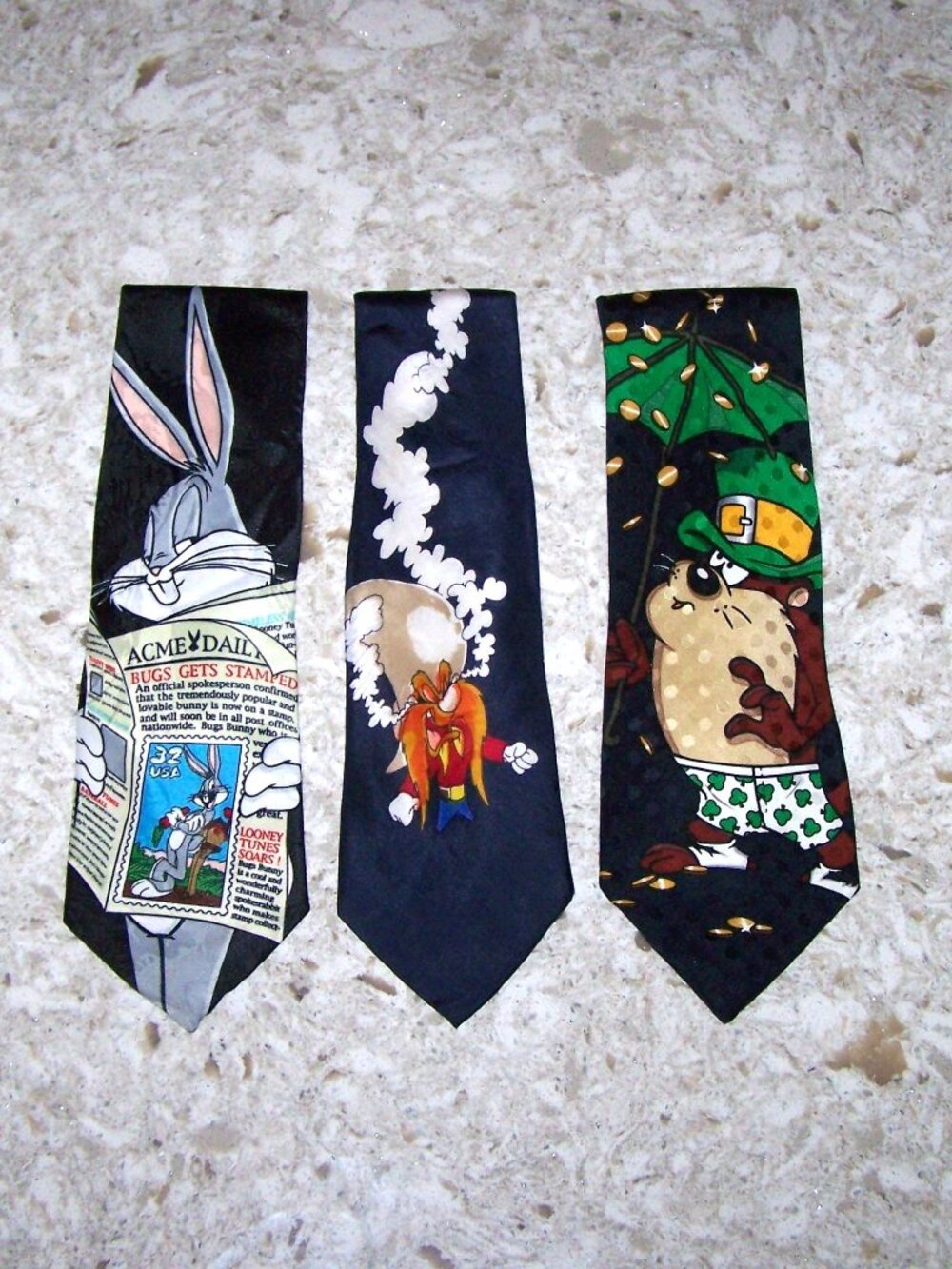 Men’s Necktie Set Looney Tunes Bugs, Taz & Yosemite Sam Ties